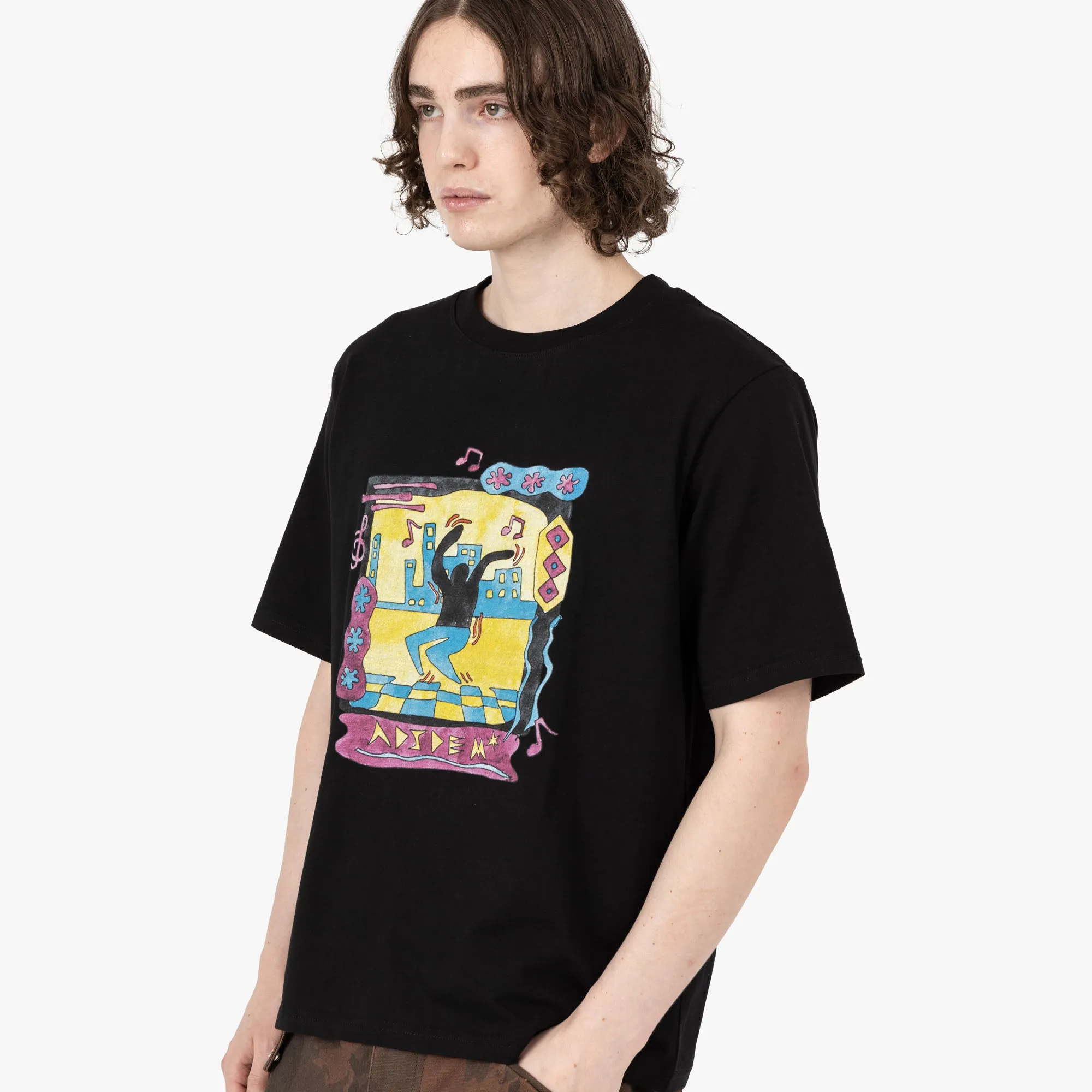 Adidem Asterisks Tanz-T-Shirt / Schwarz