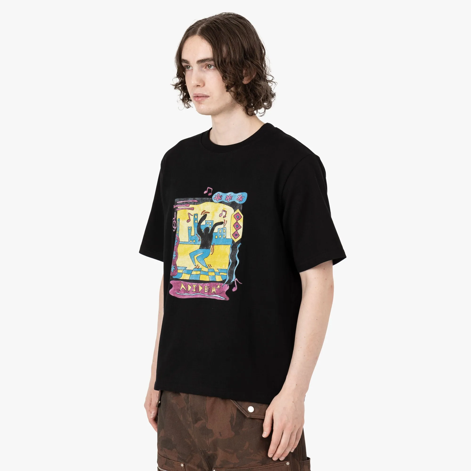 Adidem Asterisks Tanz-T-Shirt / Schwarz