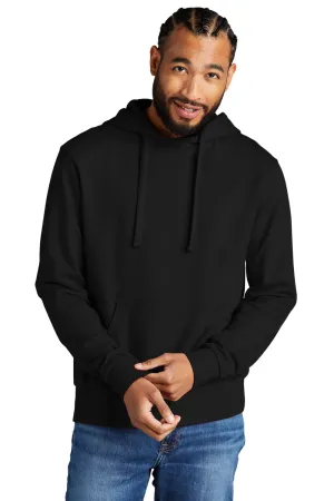 Allmade Herren Bio-French-Terry Kapuzenpullover mit Kangaroo-Tasche - Tiefschwarz