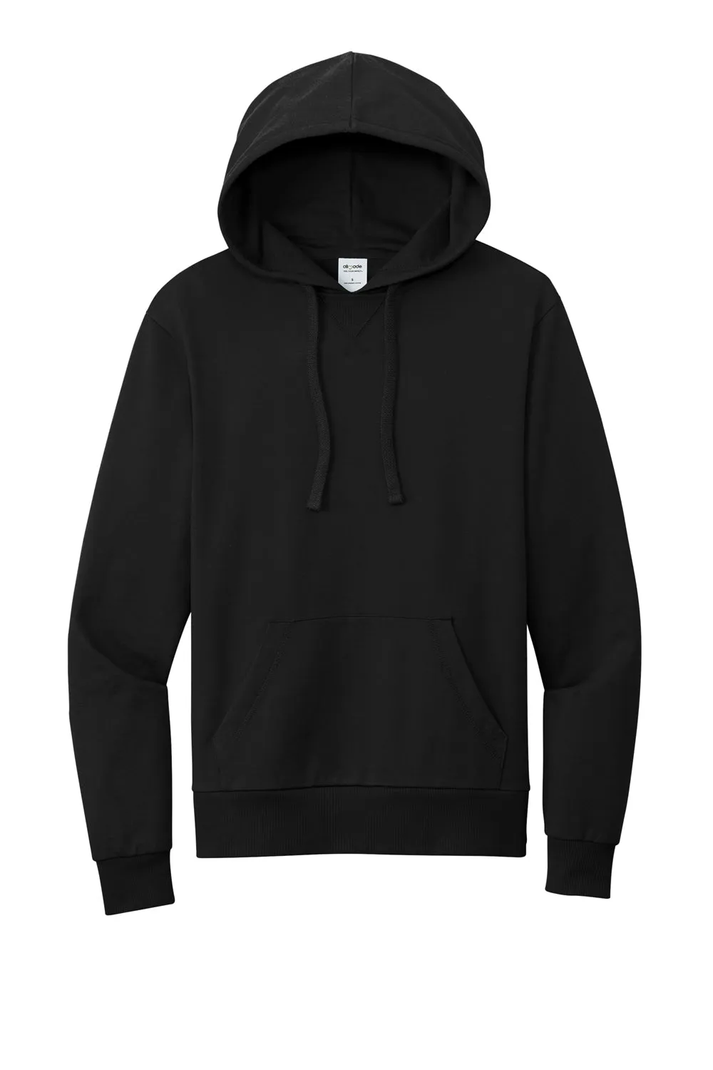 Allmade Herren Bio-French-Terry Kapuzenpullover mit Kangaroo-Tasche - Tiefschwarz
