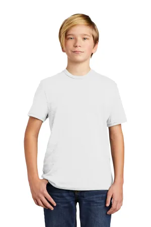 Allmade Jugend Kurzarm Rundhals T-Shirt - Strahlendes Weiß