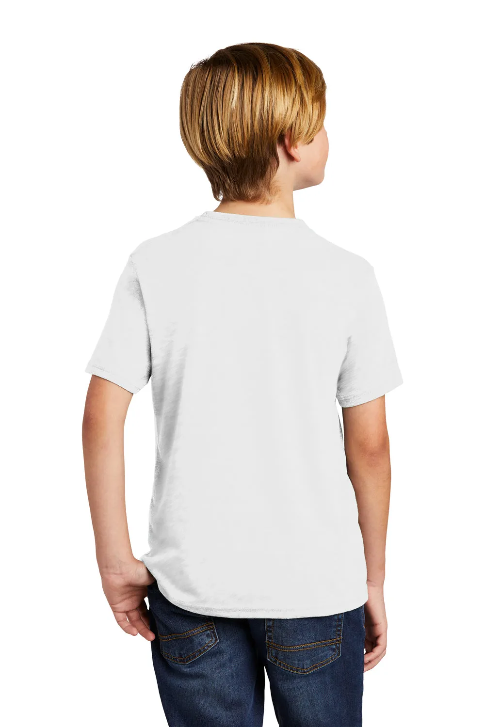 Allmade Jugend Kurzarm Rundhals T-Shirt - Strahlendes Weiß