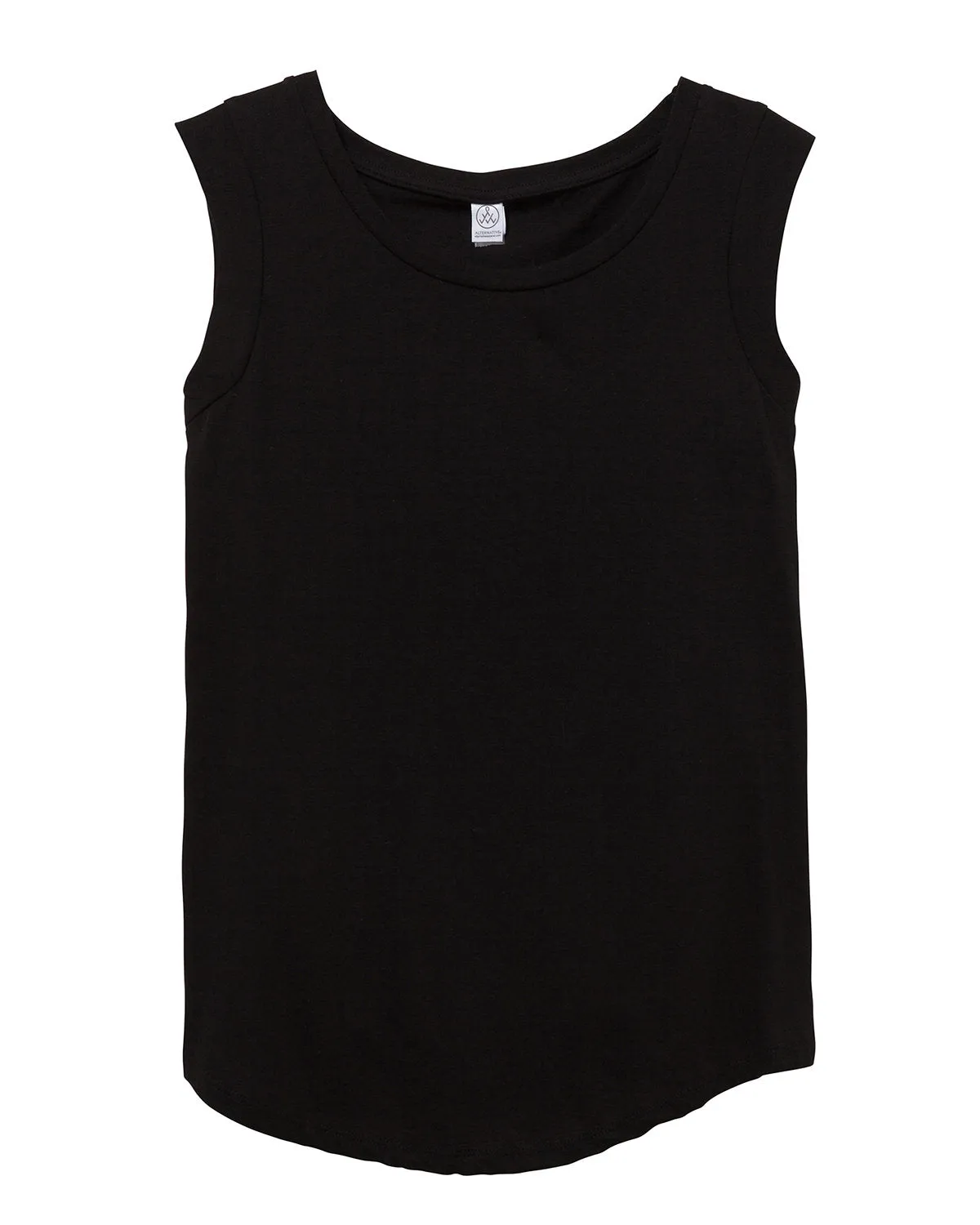 Alternative AA4013 Damen-Cap-Sleeve-Satin-Jersey-Crew