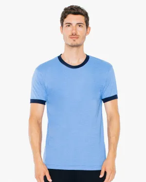 American Apparel BB410W UNISEX Poly-Cotton Kurzarm-Ringer T-Shirt