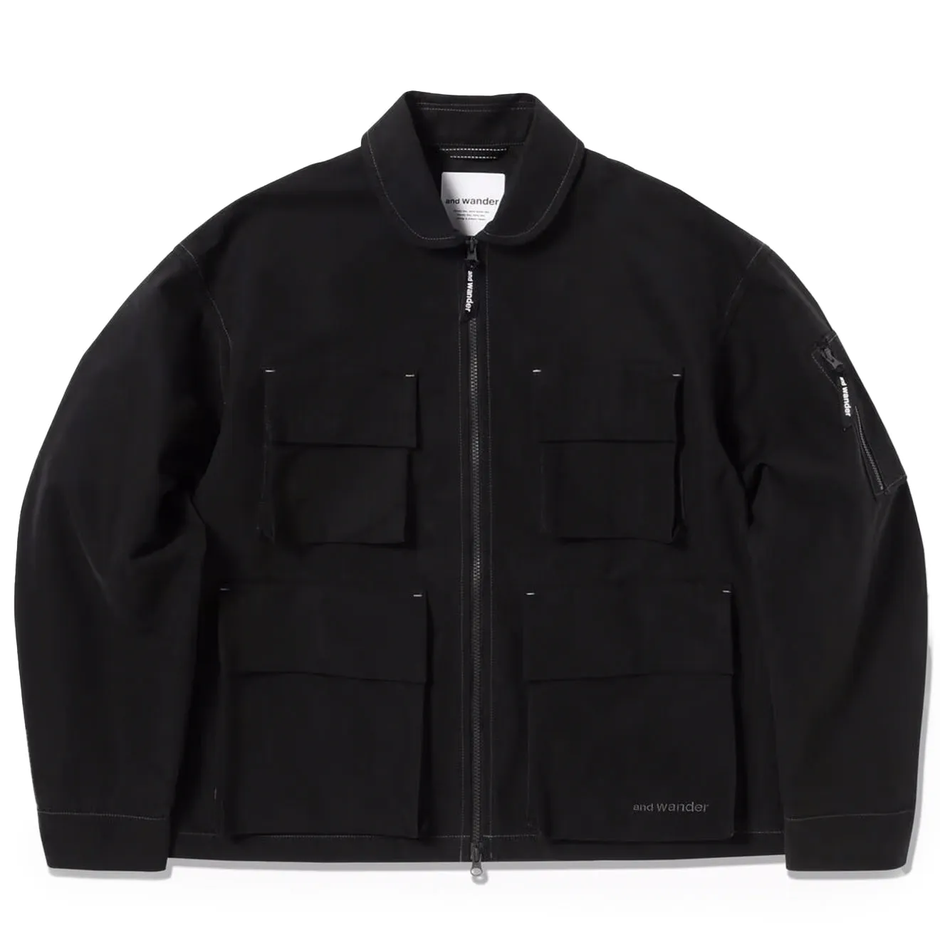And Wander C/PE Twill Feldjacke Schwarz