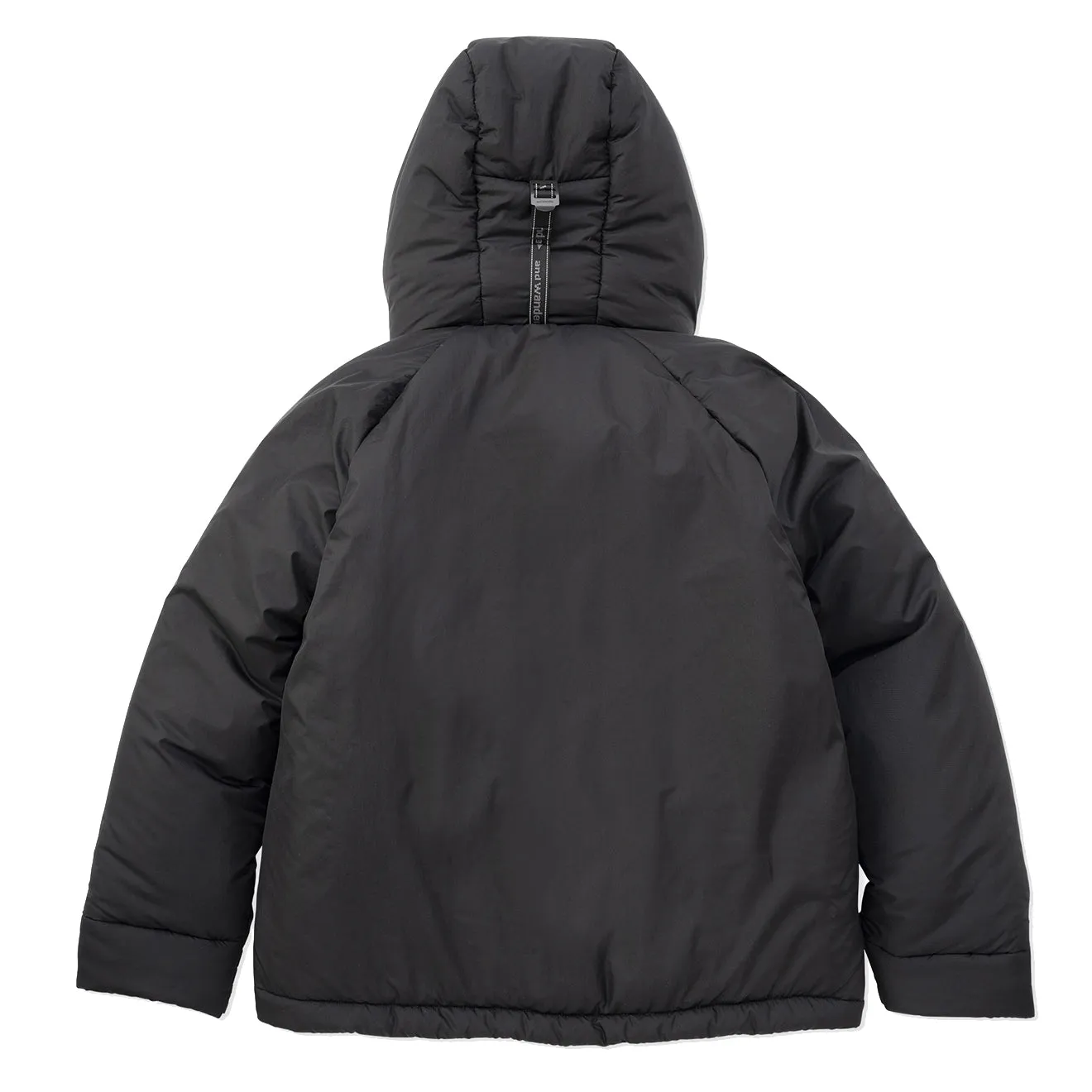 And Wander x Maison Kitsune Isolationsjacke Schwarz
