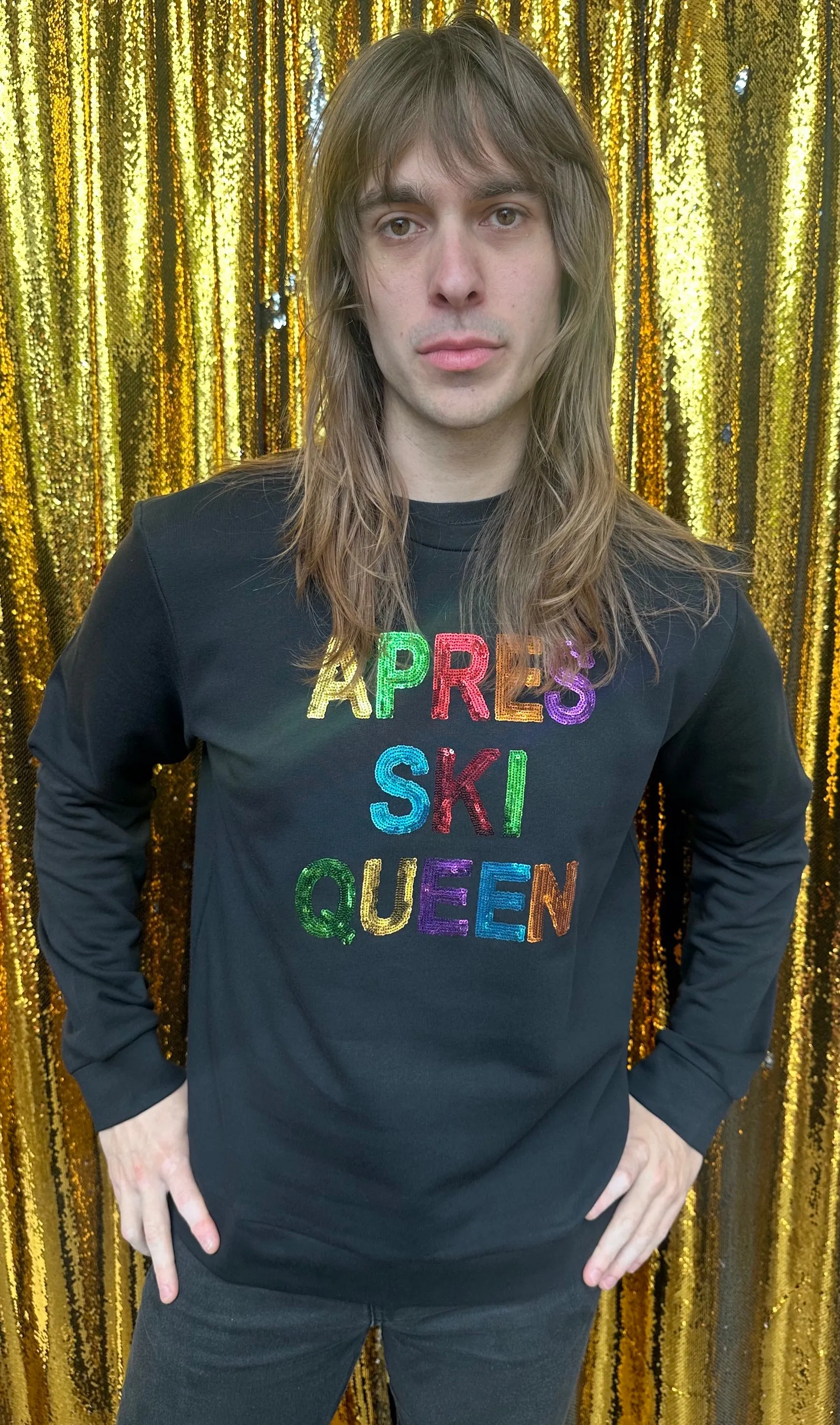 Any Old Iron Herren Aprés Ski Queen Sweatshirt