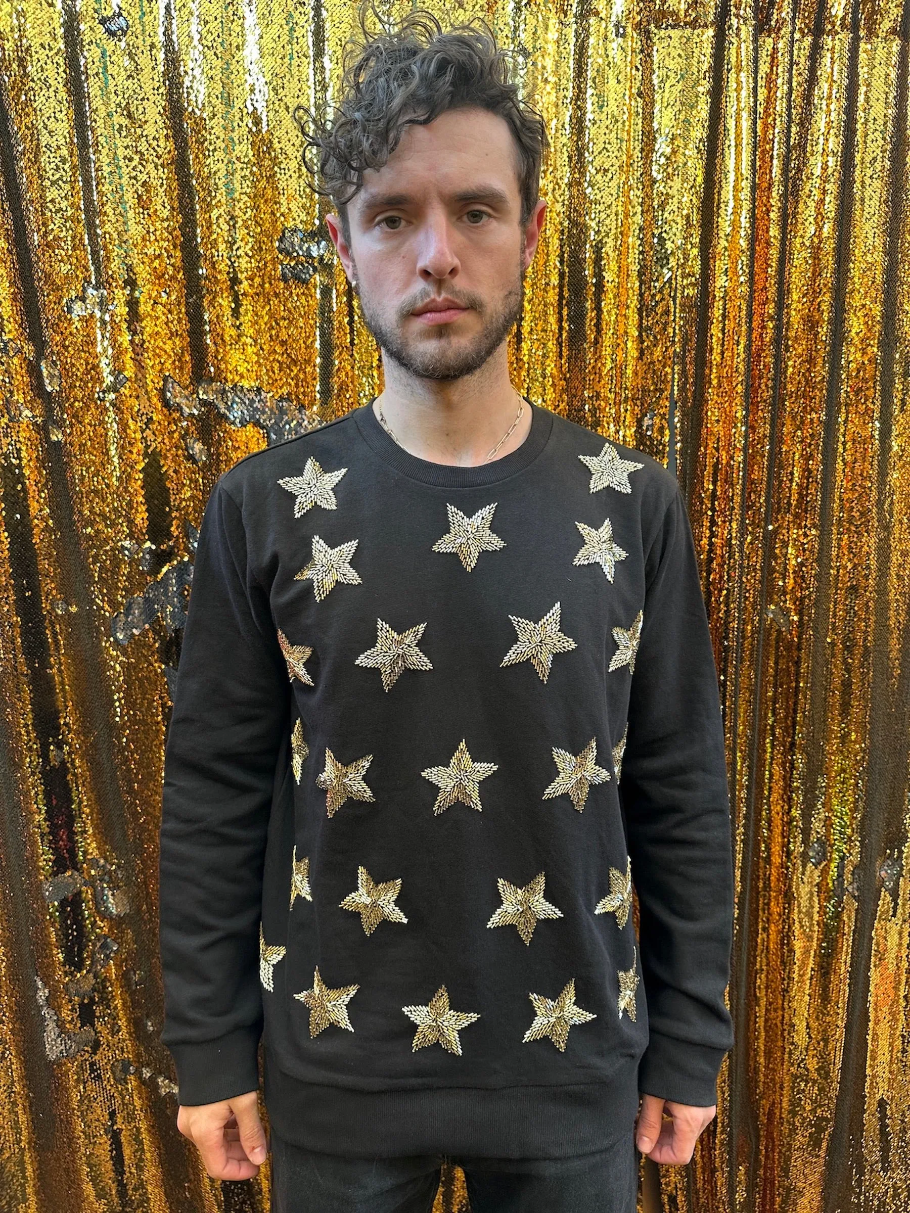 Any Old Iron Herren Goldie Star Sweatshirt