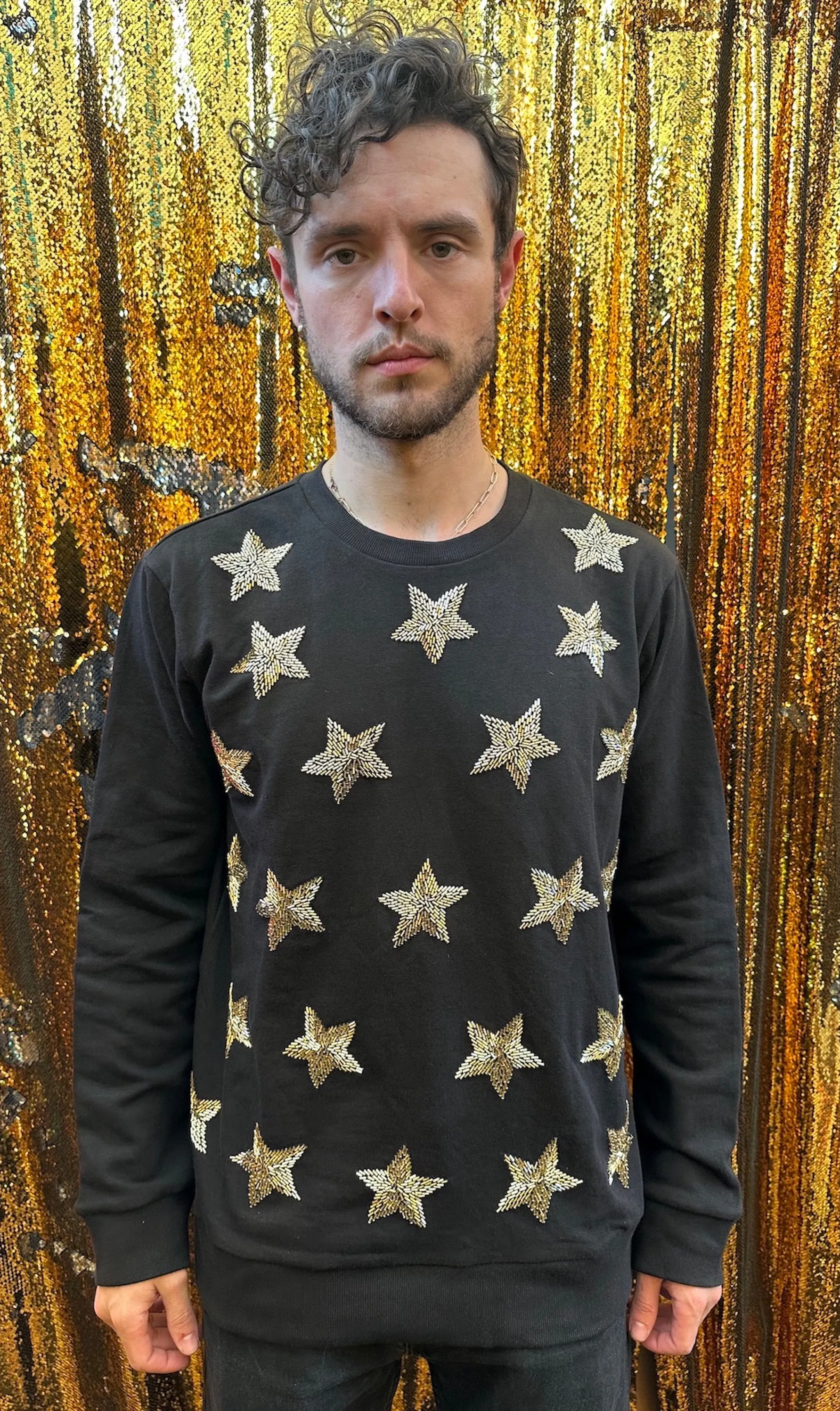 Any Old Iron Herren Goldie Star Sweatshirt