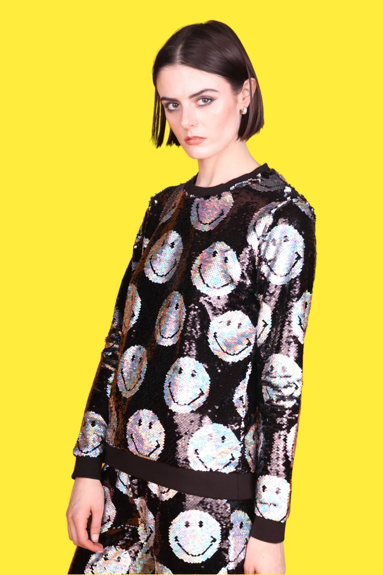 Any Old Iron x Smiley Irideszentes Sweatshirt
