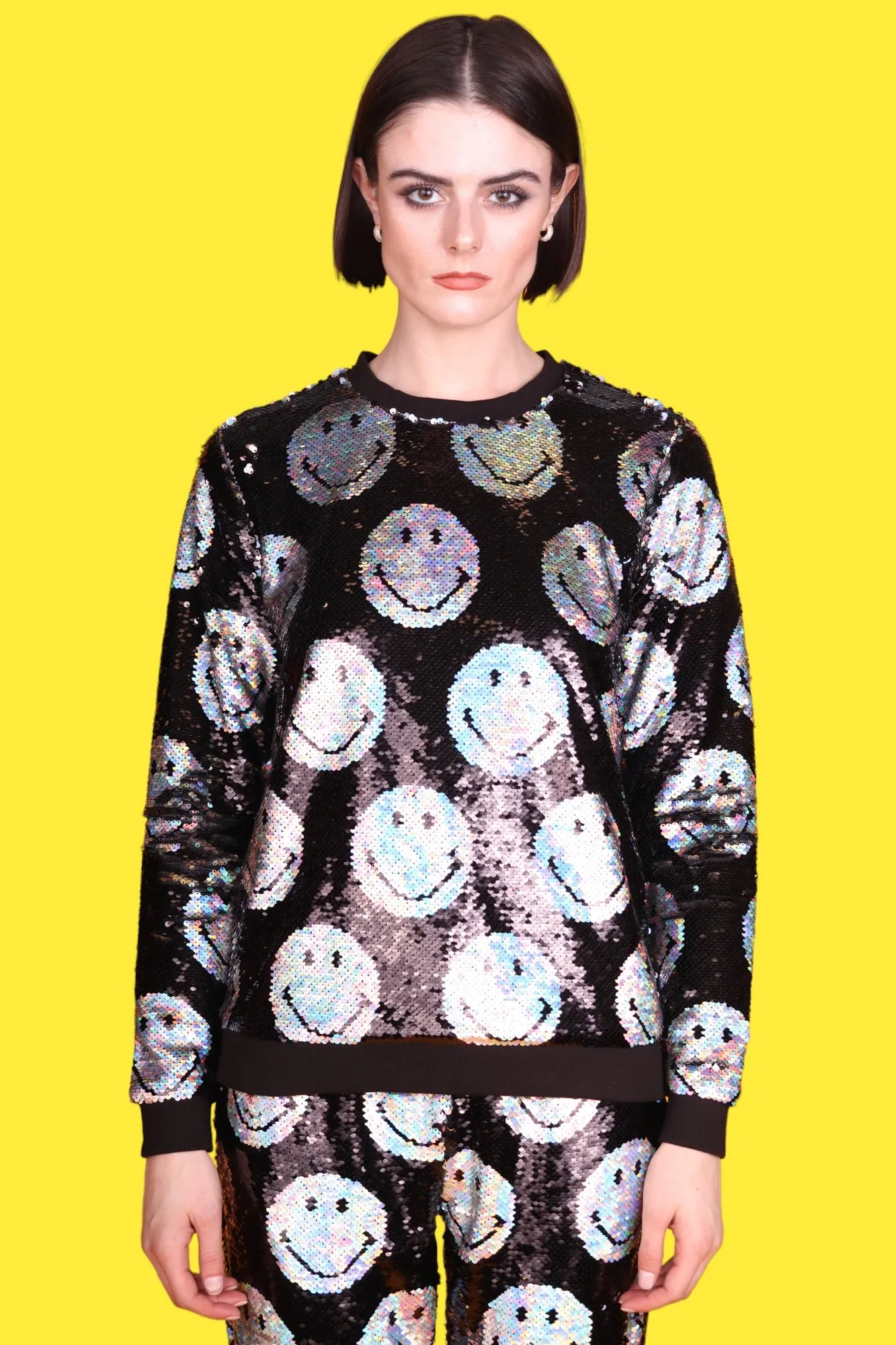 Any Old Iron x Smiley Irideszentes Sweatshirt