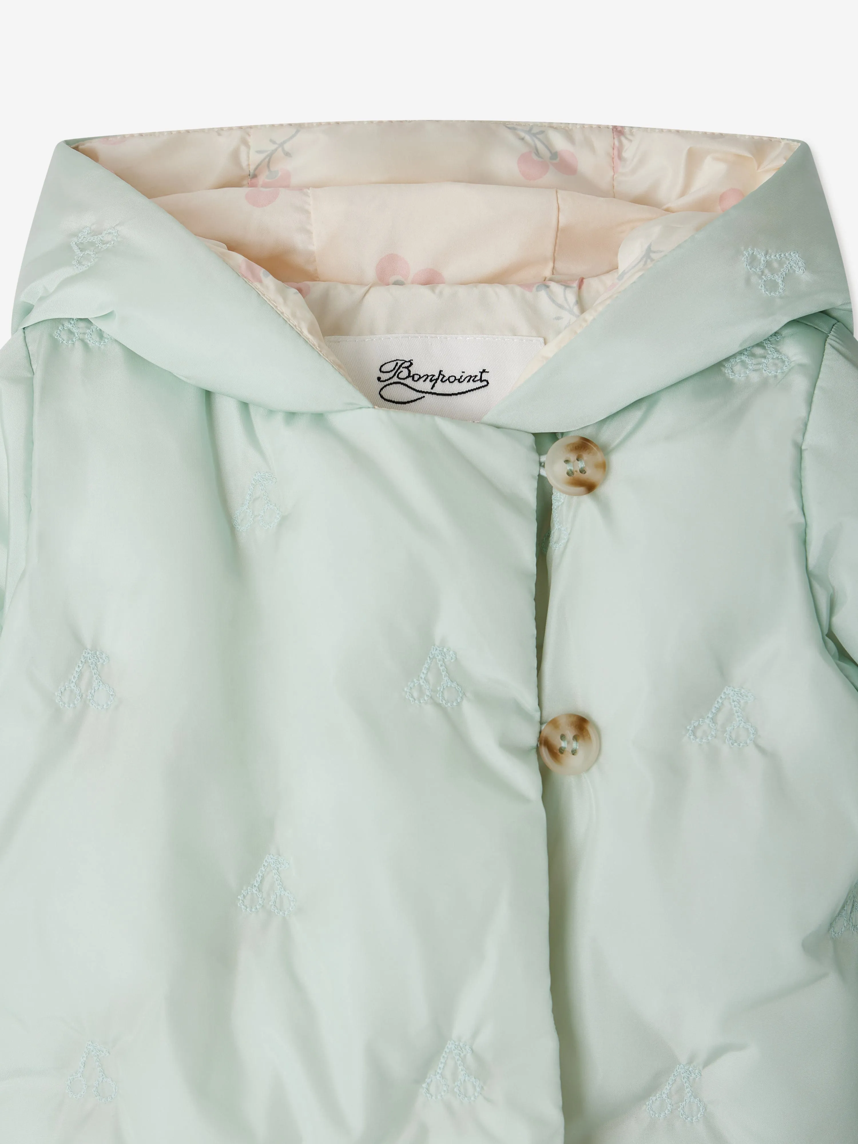 Gepolsterte Bonno-Jacke für Mädchen in Grün