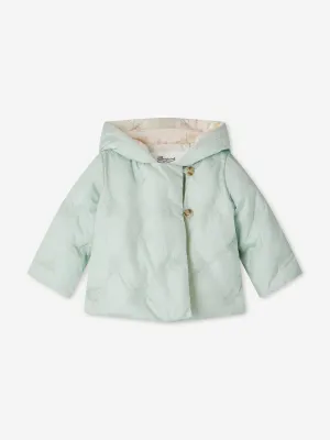 Gepolsterte Bonno-Jacke für Mädchen in Grün