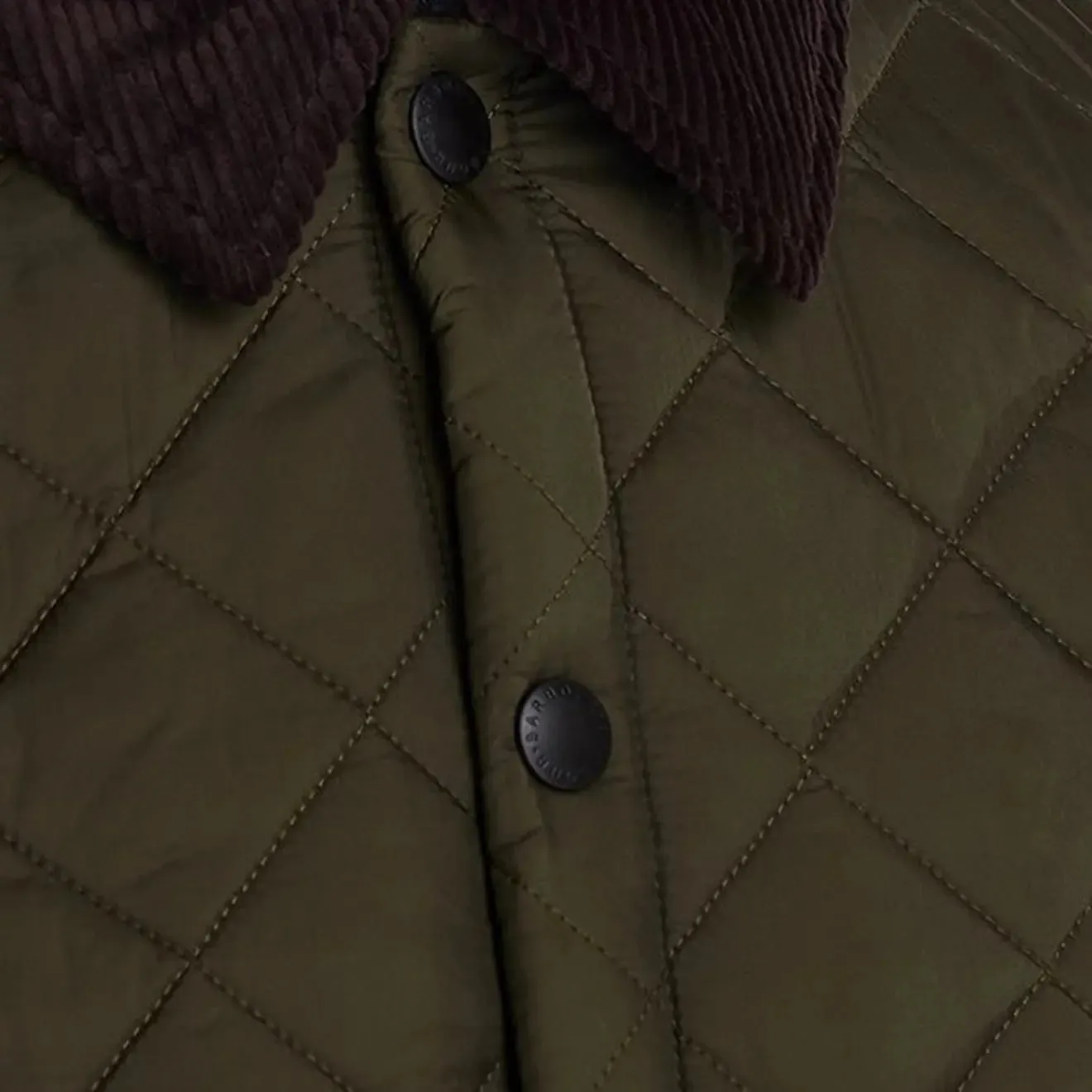 Barbour Heritage Liddesdale Steppjacke in Oliv