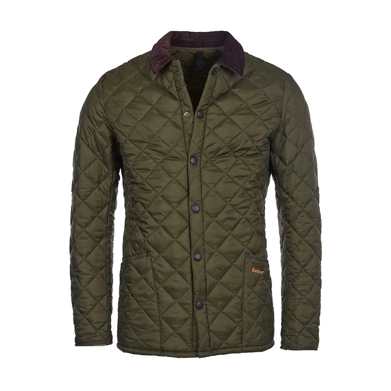 Barbour Heritage Liddesdale Steppjacke in Oliv