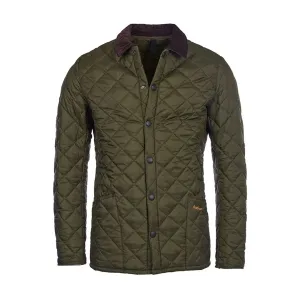 Barbour Heritage Liddesdale Steppjacke in Oliv