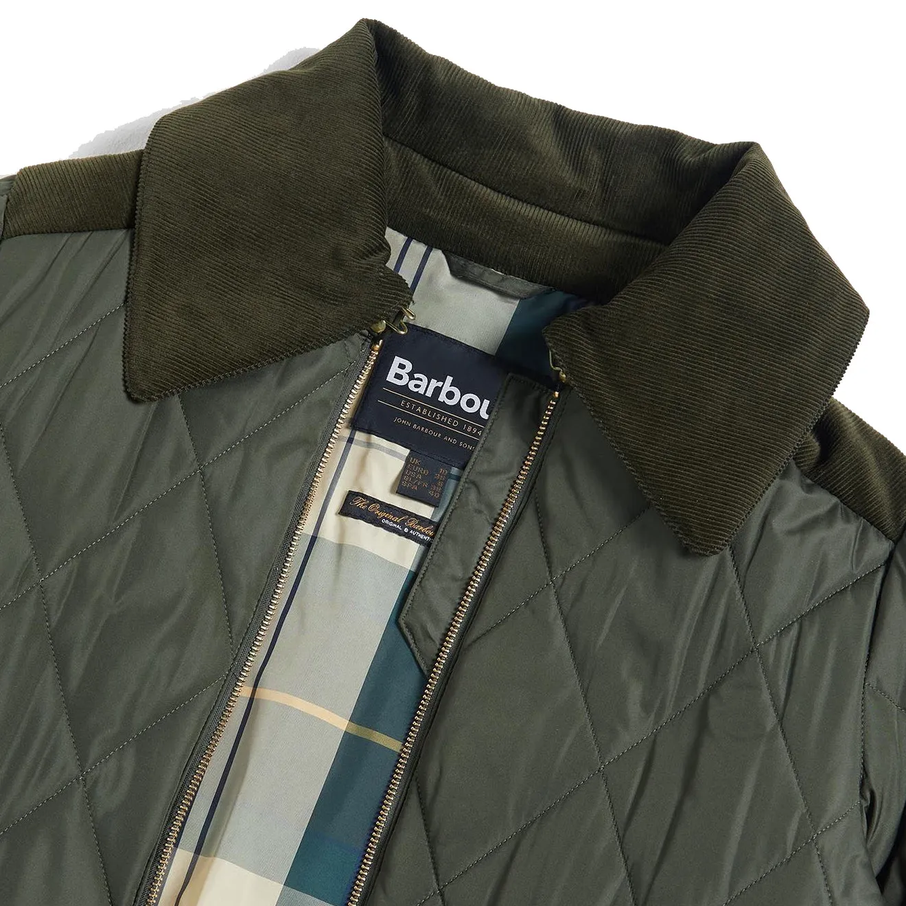 Barbour Damen Malton Steppjacke Olive / Antik