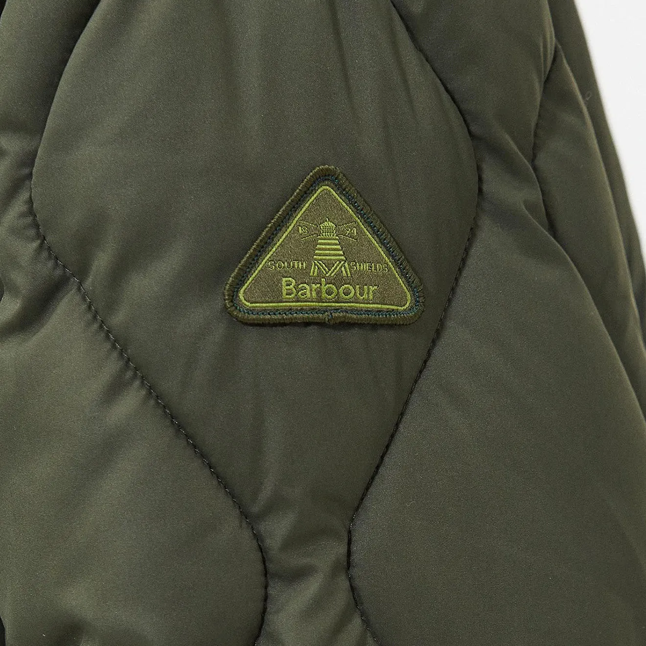 Barbour Damen Samphire Steppjacke Dunkeloliv