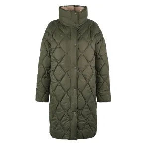 Barbour Damen Samphire Steppjacke Dunkeloliv