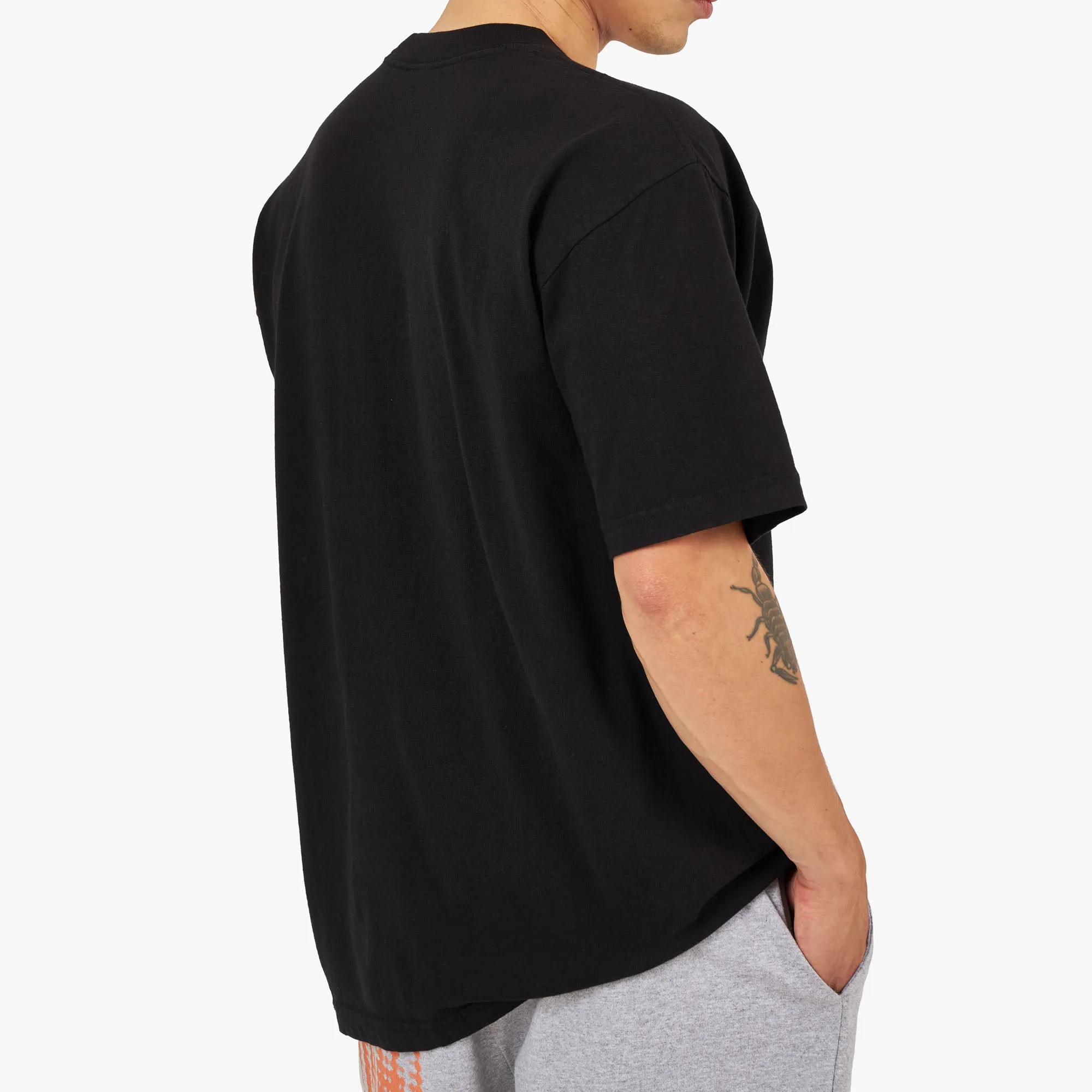b.Eautiful b.E Großzügiges T-Shirt / Schwarz
