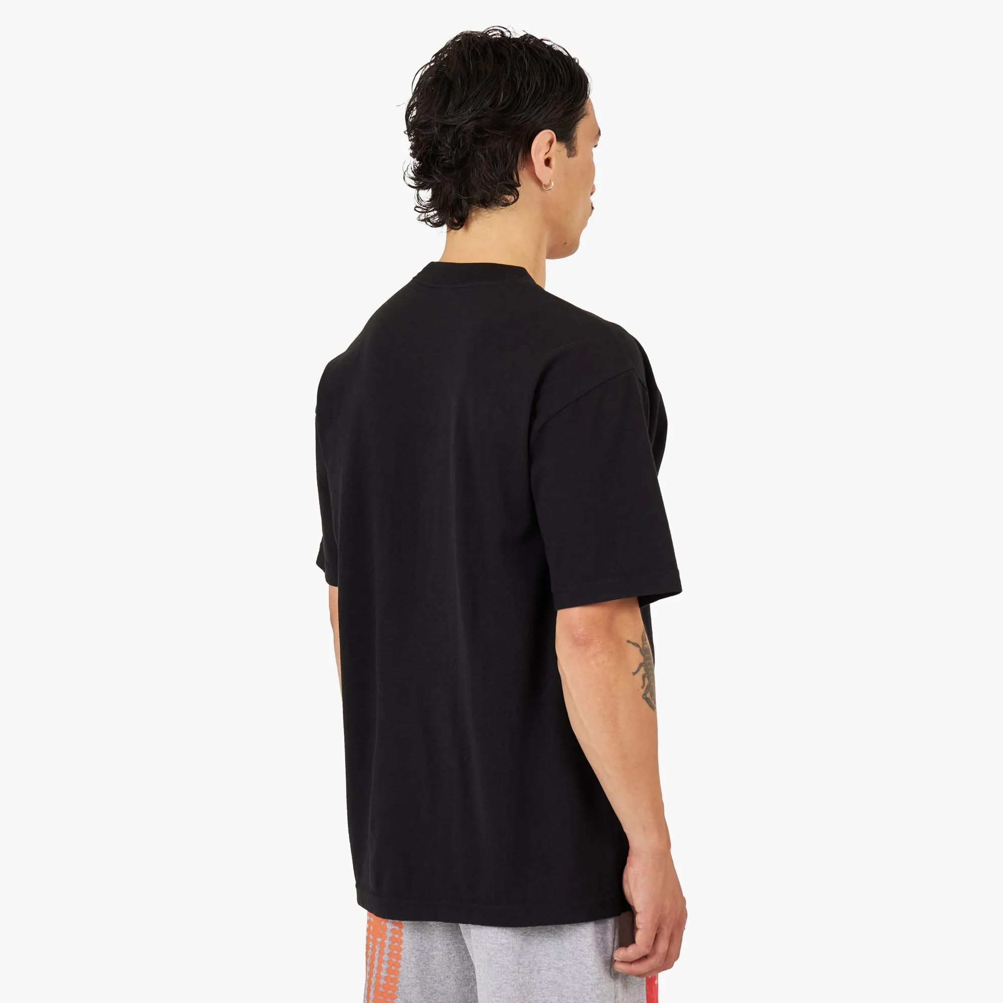 b.Eautiful b.E Großzügiges T-Shirt / Schwarz