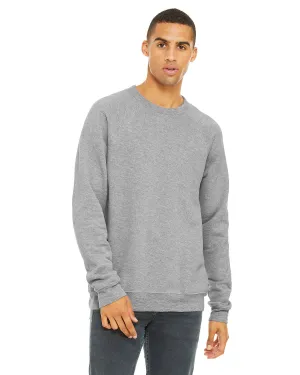 Bella   Canvas 3901 Unisex Fleece-Crewneck-Pullover aus Schwammmaterial