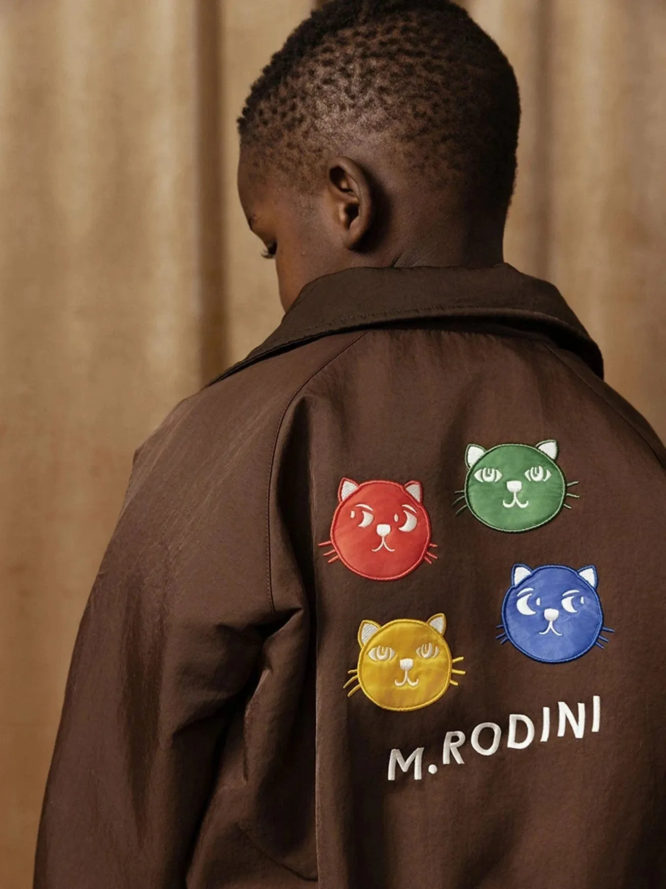 Boys Cool Cats Anorak in Braun