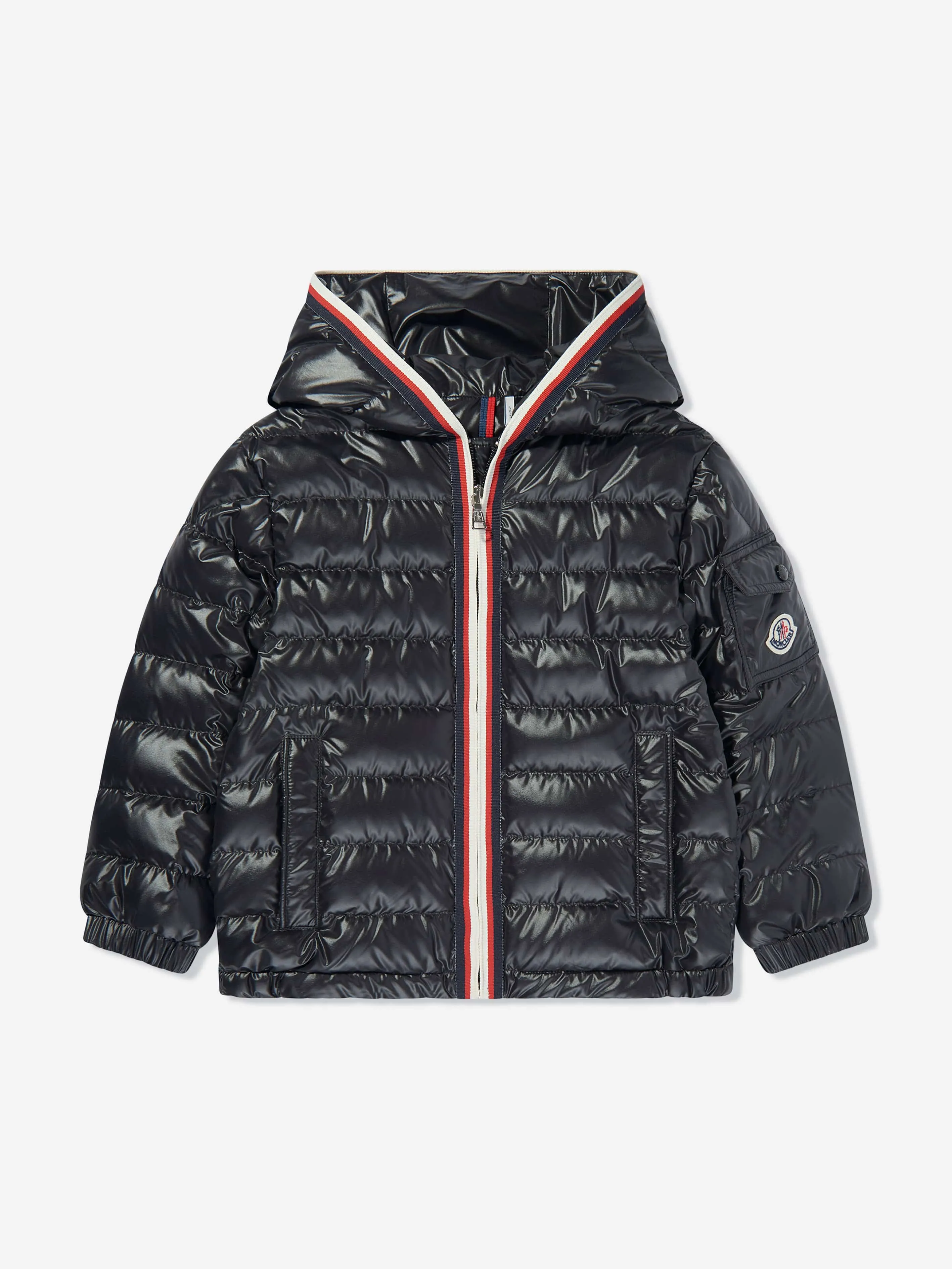 Gepolsterte Klaas-Jacke für Jungen in Schwarz