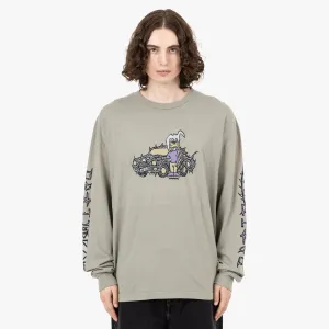Brain Dead Bio Dog Langarm T-Shirt / Seegras