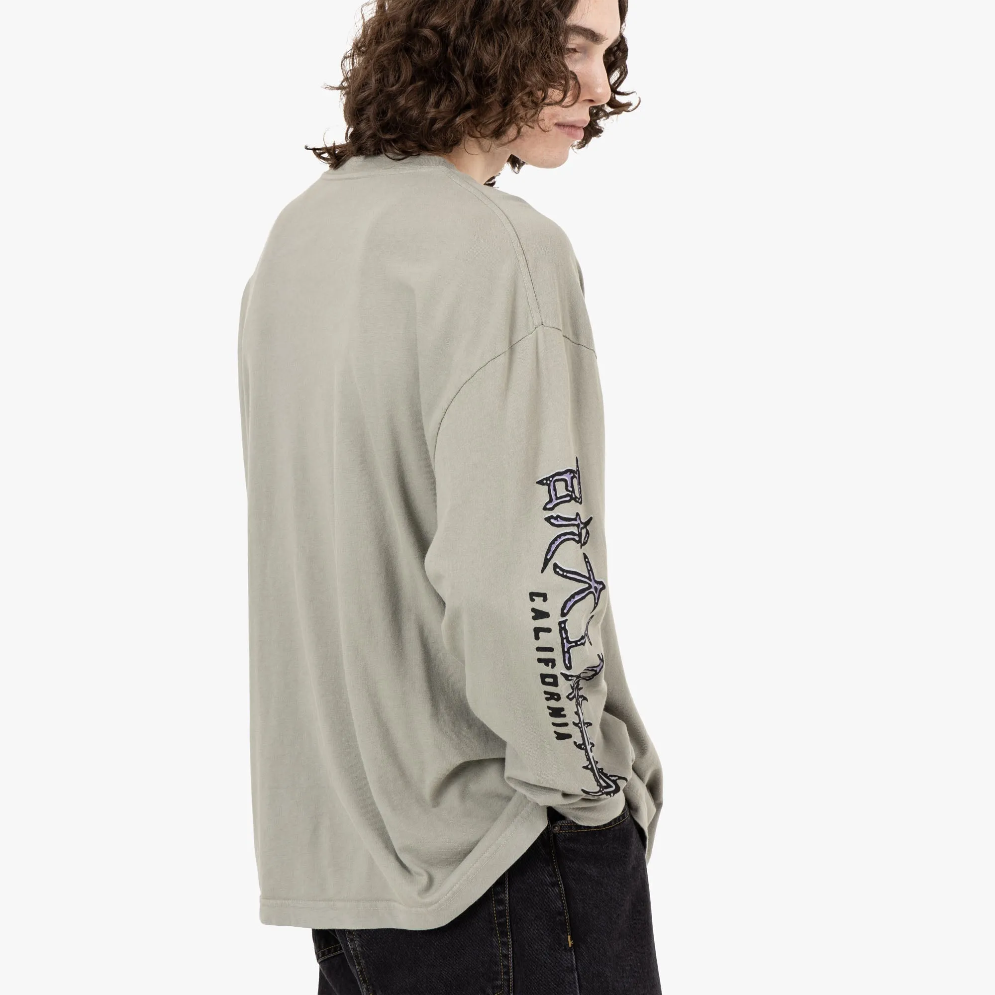 Brain Dead Bio Dog Langarm T-Shirt / Seegras