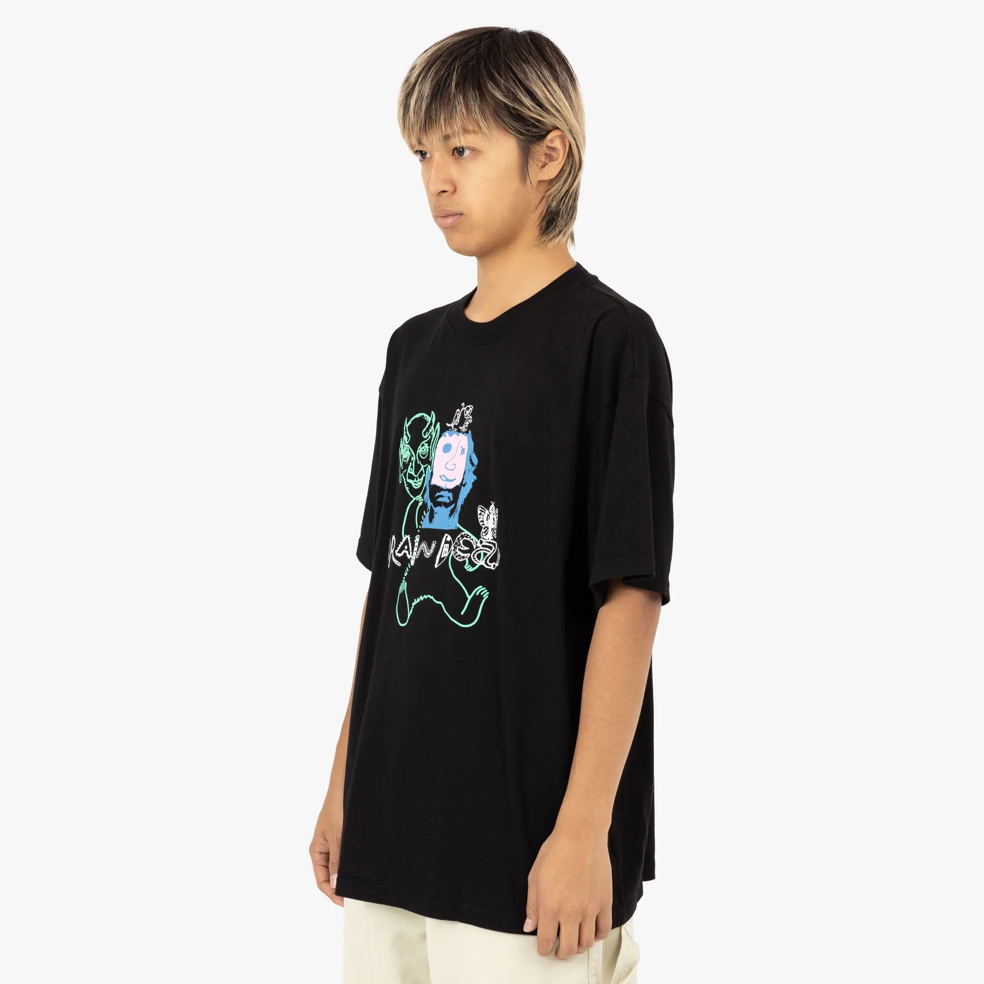 Brain Dead Masken T-Shirt / Schwarz
