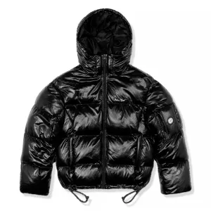 Broken Planet Schwarze Steppjacke Broken Planet Kleidung