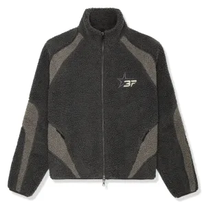 Broken Planet Rußschwarzer Polar Fleece Broken Planet Kleidung