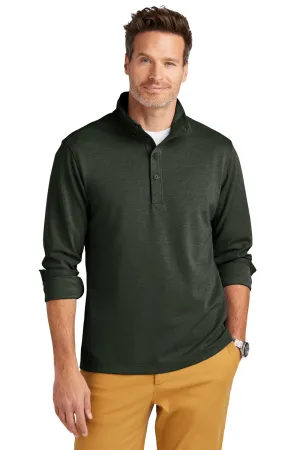 Brooks Brothers Herren Viertelknopf-Sweatshirt - Heidekiefergrün