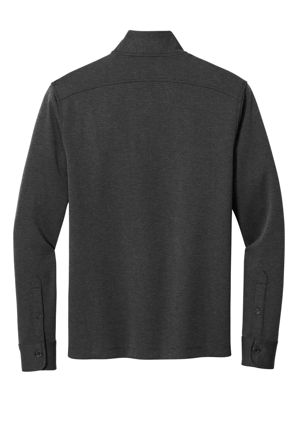 Brooks Brothers Herren Viertelknopf-Sweatshirt - Heather Windsor Grau