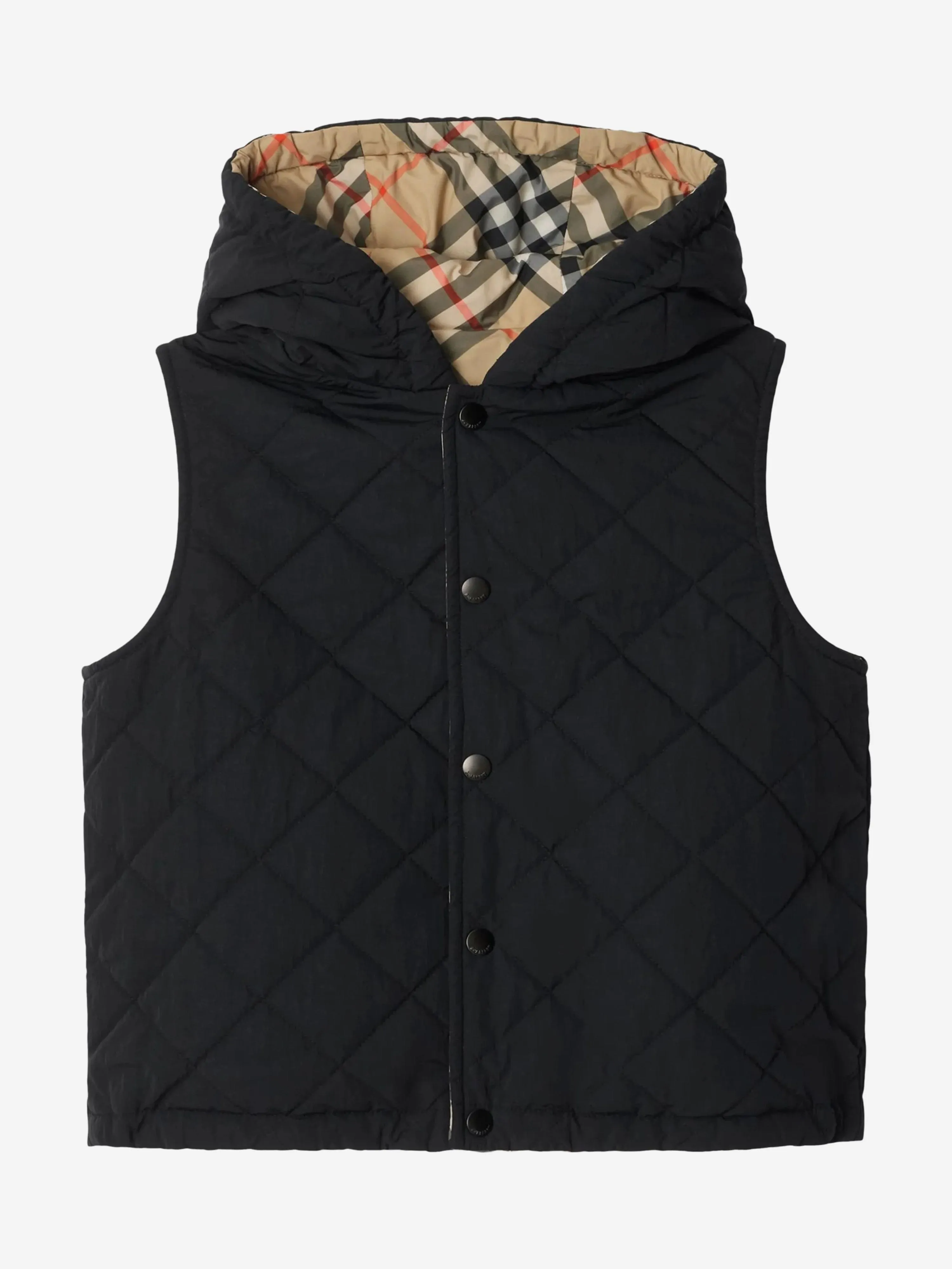 Burberry Kids Reversibles Slade Gilet in Beige