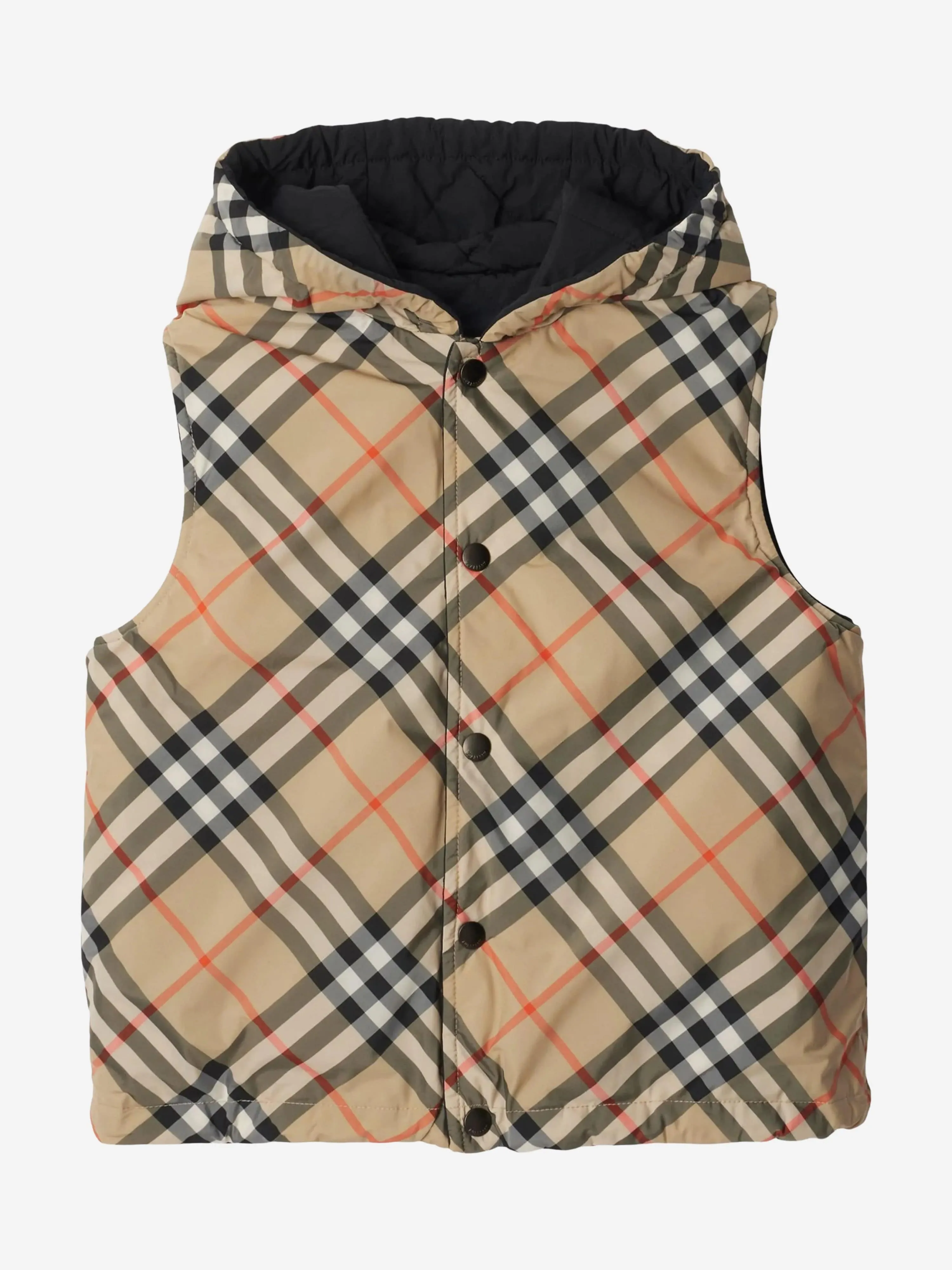 Burberry Kids Reversibles Slade Gilet in Beige