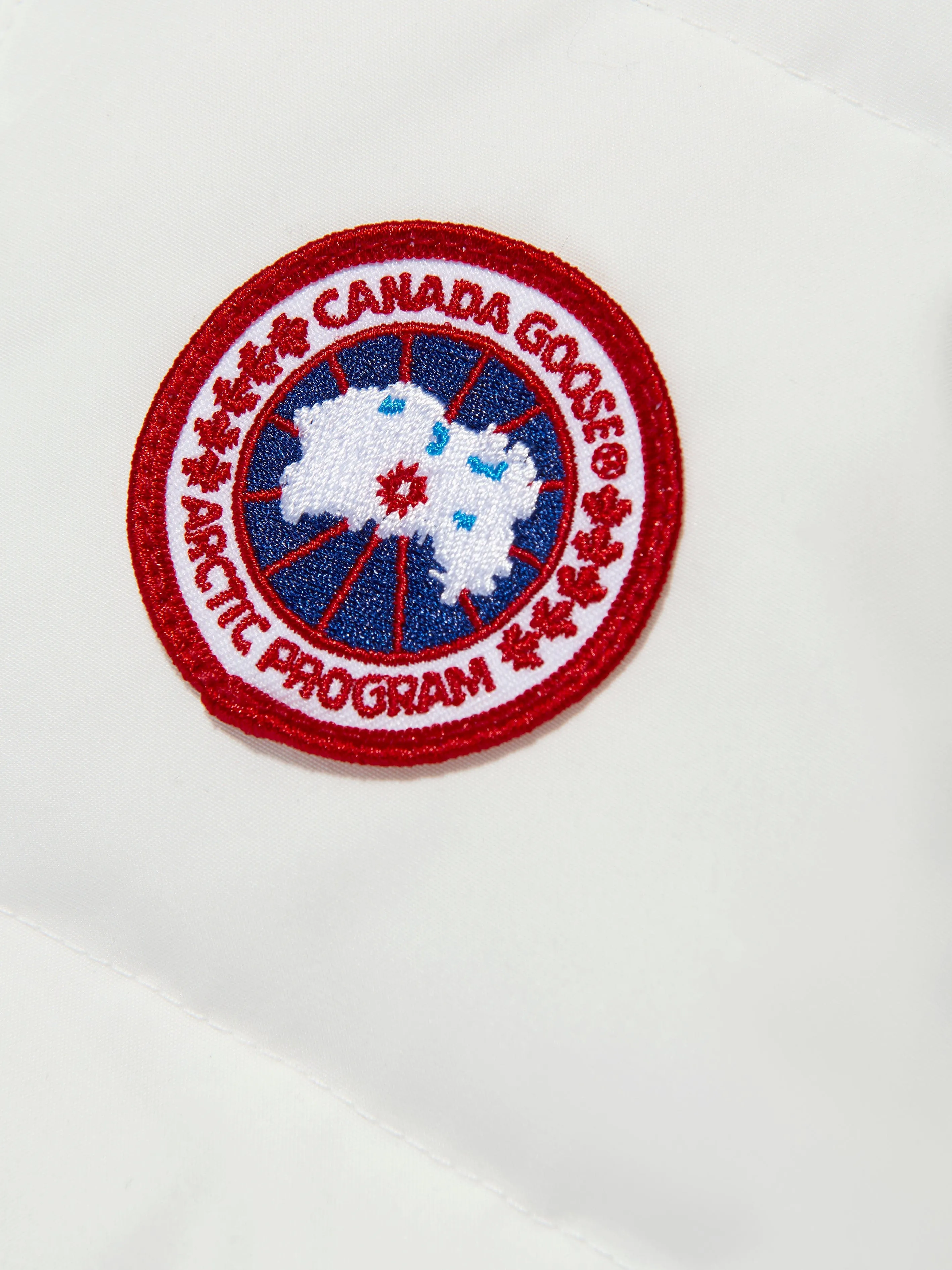 Canada Goose Kinder Daunengefütterte Vanier Weste in Weiß