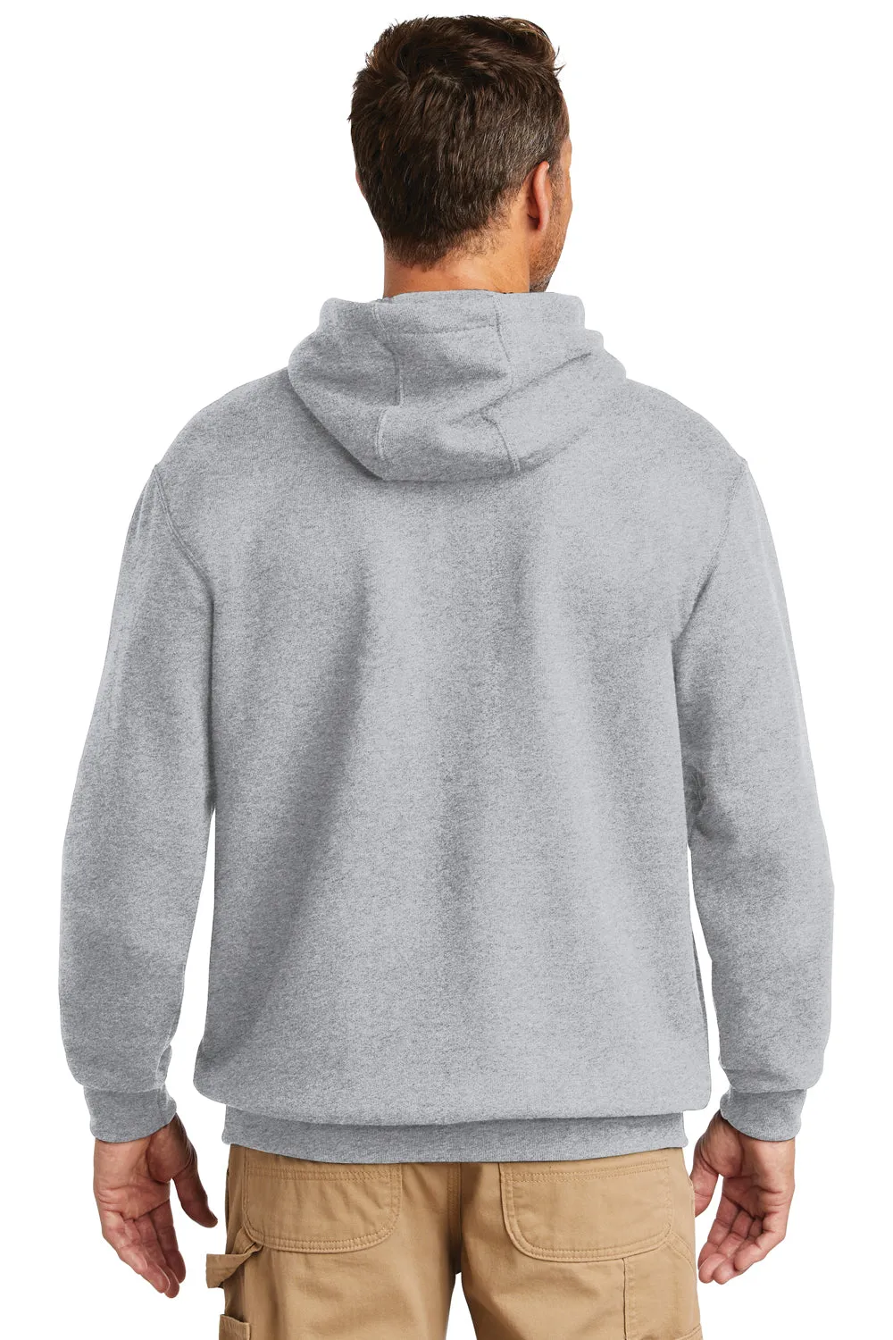 Carhartt Herren Kapuzenpullover mit Kangaroo-Tasche - Heather Grau