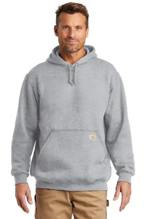 Carhartt Herren Kapuzenpullover mit Kangaroo-Tasche - Heather Grau