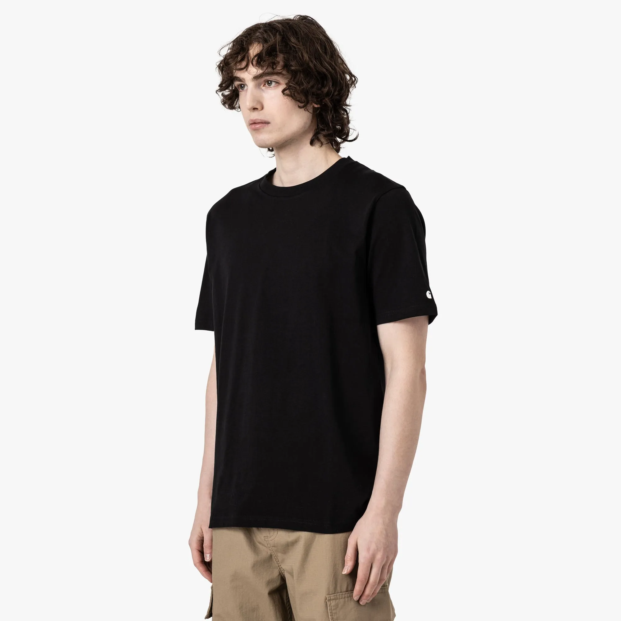 Carhartt WIP Basis T-Shirt / Schwarz