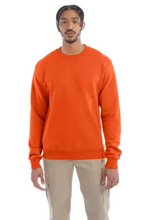 Champion Herren Double Dry Eco Feuchtigkeitstransport Fleece Crewneck Sweatshirt - Orange
