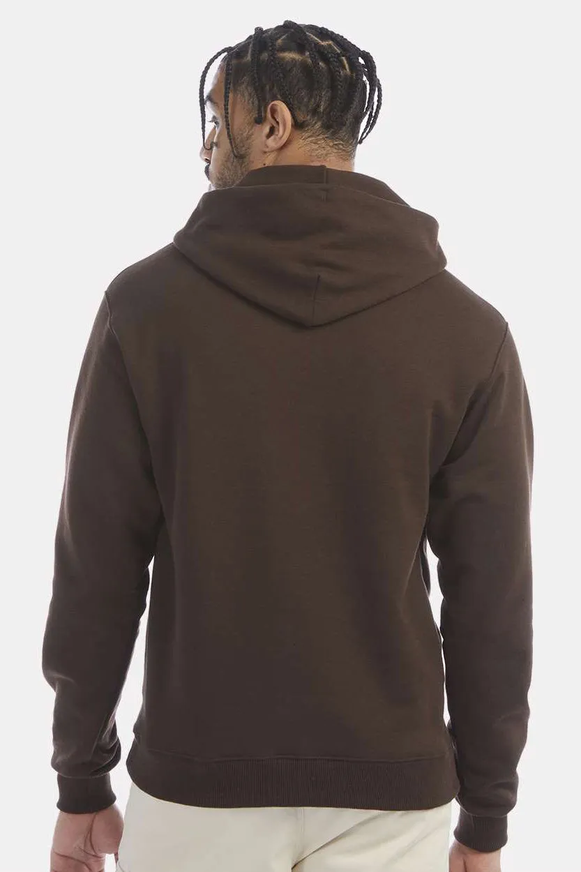 Champion Herren Double Dry Eco Feuchtigkeitstransportierende Fleece Kapuzenpullover Hoodie mit Kangaroo-Tasche - Schokoladenbraun