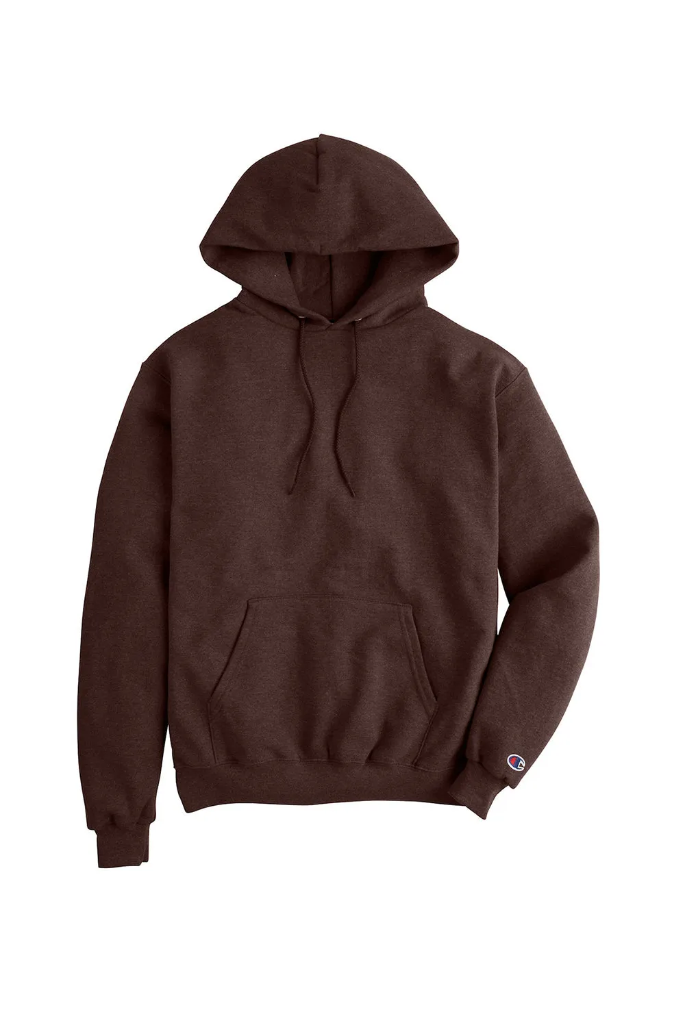 Champion Herren Double Dry Eco Feuchtigkeitstransportierende Fleece Kapuzenpullover Hoodie mit Kangaroo-Tasche - Schokoladenbraun