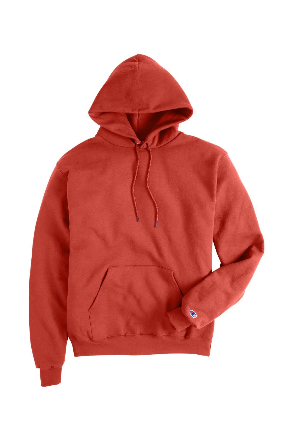 Champion Herren Double Dry Eco Feuchtigkeitstransportierende Fleece Kapuzenpullover Hoodie mit Kangaroo-Tasche - Red River Clay