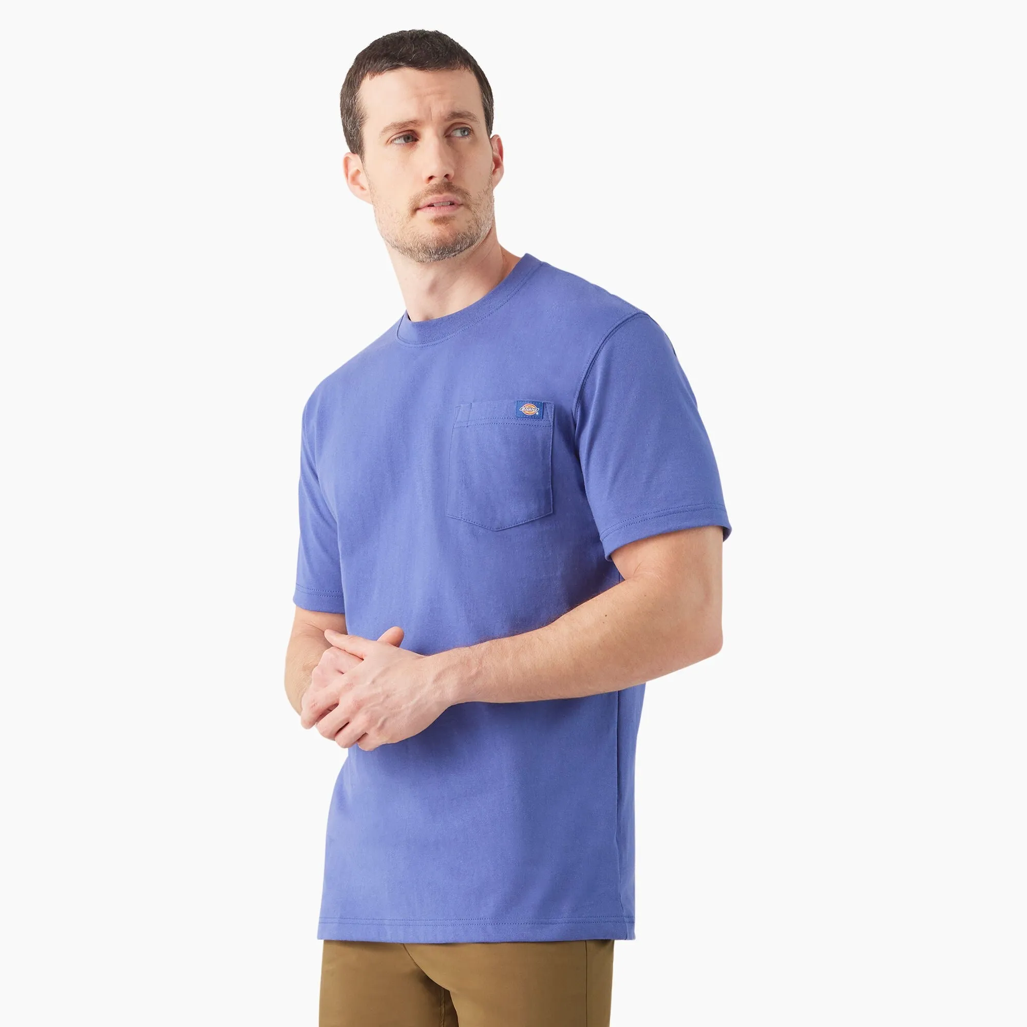Kleidung Dickies Schweres Crewneck T-Shirt - Skipper Blau