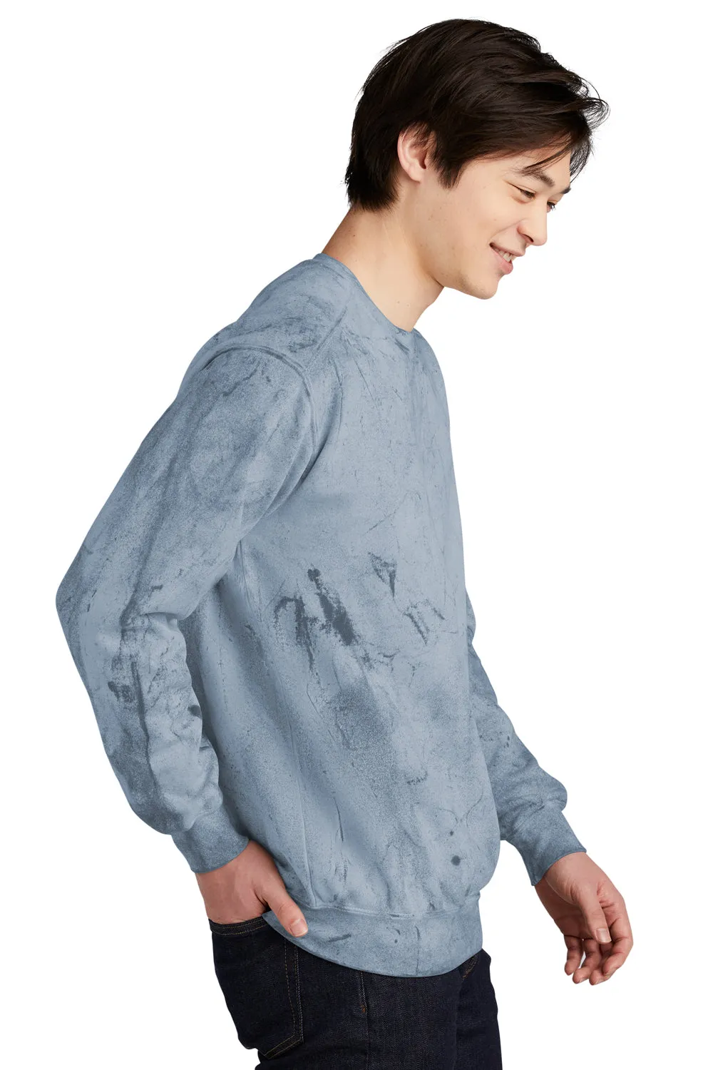 Comfort Colors Herren Color Blast Rundhalspullover - Ozeanblau