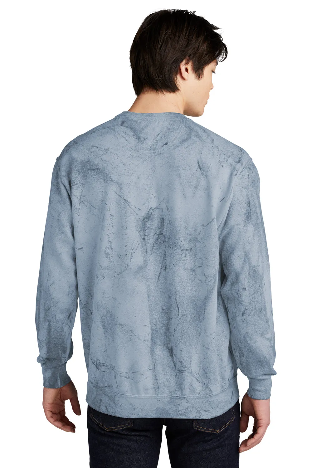 Comfort Colors Herren Color Blast Rundhalspullover - Ozeanblau