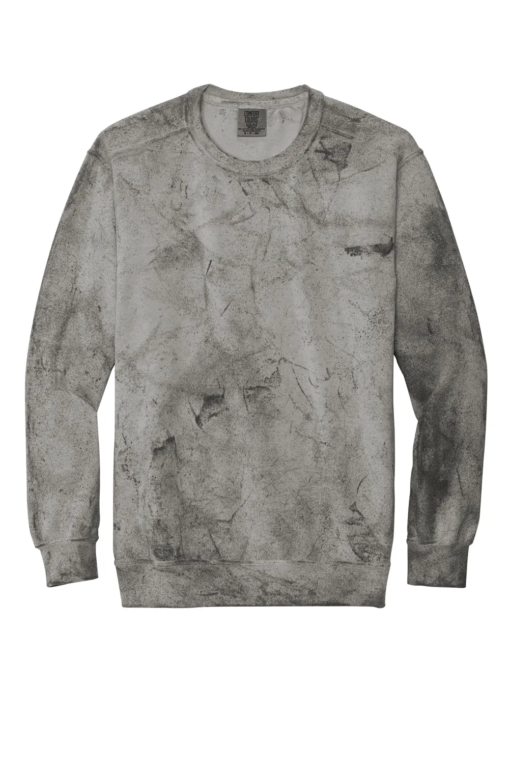 Comfort Colors Herren Color Blast Rundhalspullover - Rauchgrau