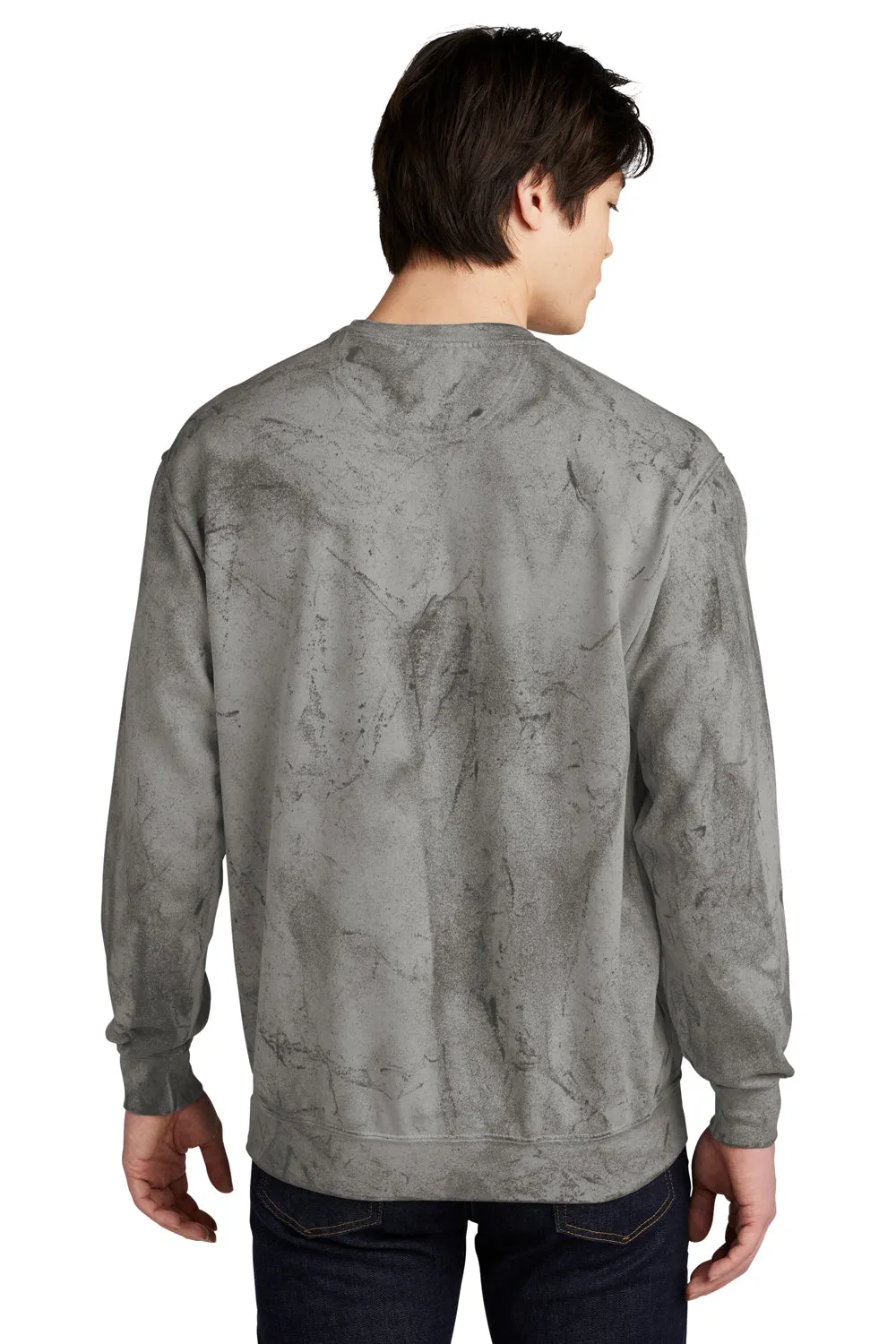 Comfort Colors Herren Color Blast Rundhalspullover - Rauchgrau